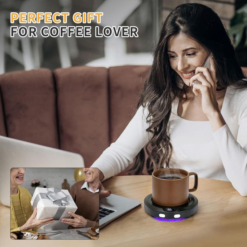 Vobaga Coffee Mug Warmer with 2-12H Auto Shut Off & 3 Temperature Setting for Desk Candle Warmer Plate Coffee Accessories Gift（No Mug） - Image 2